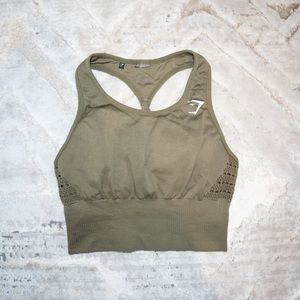 GYMSHARK Energy Seamless Crop Vest Sports Bra